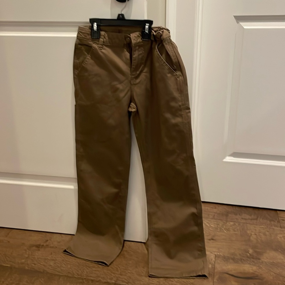 Carhartt dark khaki youth pants size 12